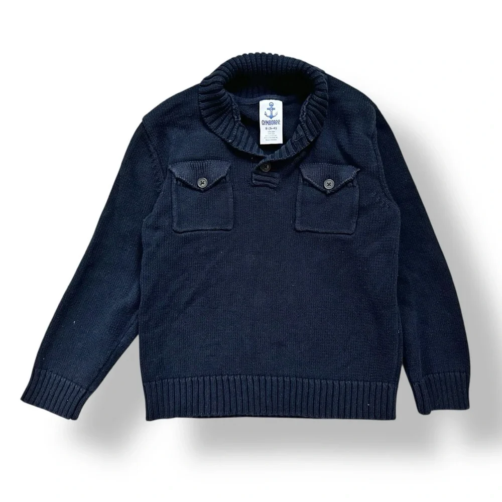 Gymboree | Shawl Neck Fisherman’s Sweater (5-6 yrs)
